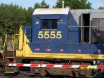 Closeup of CSXT 5555
